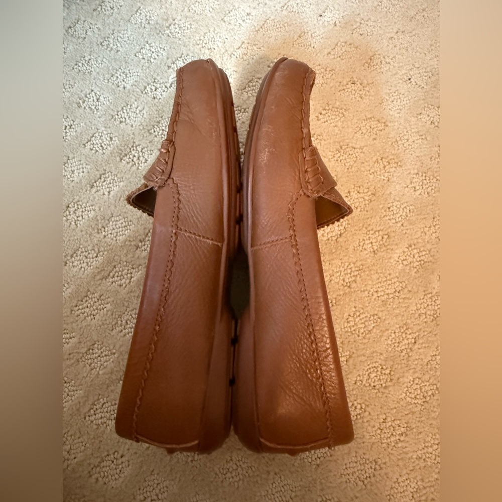Coach Tan Leather Slip-Ons - Picture 7 of 7